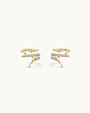 Loria Cuff Earring with diamond